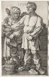 Chłopi na Rynku autorstwa Albrecht Dürer