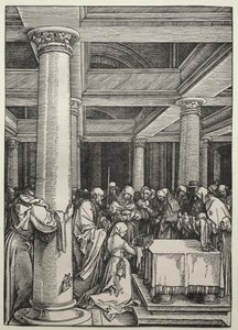 Ofiarowanie Chrystusa w świątyni autorstwa Albrecht Dürer