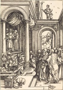 Ofiarowanie Dziewicy w Świątyni autorstwa Albrecht Dürer