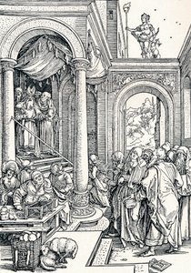 Ofiarowanie Dziewicy w Świątyni, 1506 1906 autorstwa Albrecht Dürer