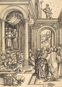 Ofiarowanie Matki Boskiej w Świątyni, ok. 1930 r. 15021503. autorstwa Albrecht Dürer