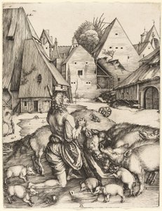 Syn marnotrawny autorstwa Albrecht Dürer