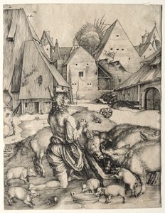 Syn marnotrawny autorstwa Albrecht Dürer