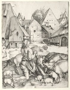 Syn marnotrawny autorstwa Albrecht Dürer