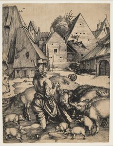 Syn marnotrawny autorstwa Albrecht Dürer