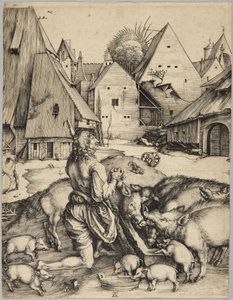 Syn marnotrawny autorstwa Albrecht Dürer