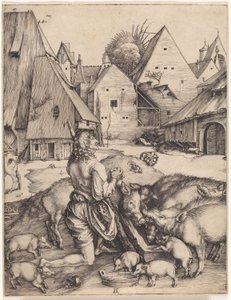 Syn marnotrawny autorstwa Albrecht Dürer