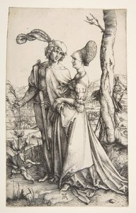 Promenada, ca. 1498. autorstwa Albrecht Dürer