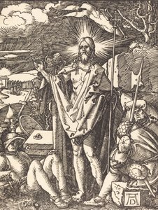 Zmartwychwstanie prawdopodobnie ok. 15091510. autorstwa Albrecht Dürer