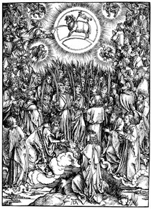 Apokalipsa św. Jana, ok. 1498 r. autorstwa Albrecht Dürer