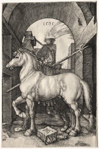 Mały koń, 1505. autorstwa Albrecht Dürer