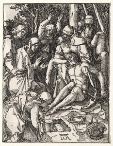 Mała pasja: Opłakiwanie, c. 1509-1510. autorstwa Albrecht Dürer