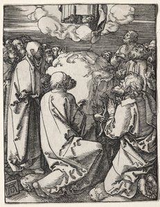 Mała pasja: Wniebowstąpienie autorstwa Albrecht Dürer
