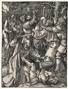 Mała pasja: zdrada Chrystusa. autorstwa Albrecht Dürer