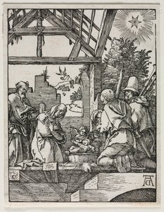 Mała pasja: Narodzenia. autorstwa Albrecht Dürer