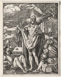 Mała pasja: Zmartwychwstanie, 1509-1511. autorstwa Albrecht Dürer