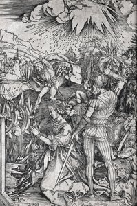Tortury św. Katarzyny Aleksandryjskiej autorstwa Albrecht Dürer
