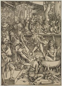 Tortura św. Jana Ewangelisty autorstwa Albrecht Dürer