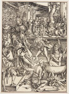 Tortura św. Jana Ewangelisty autorstwa Albrecht Dürer