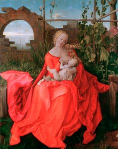Dziewica z Dzieciątkiem, Madonna z tęczówką, 1500-1510 autorstwa Albrecht Dürer