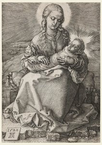Dziewica z Dzieciątkiem w Pieluszkach autorstwa Albrecht Dürer