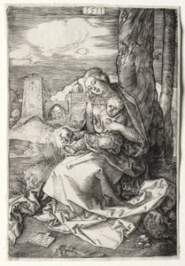 Dziewica z Dzieciątkiem z Gruszką autorstwa Albrecht Dürer