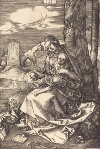 Dziewica z Dzieciątkiem z Gruszką, 1511. autorstwa Albrecht Dürer