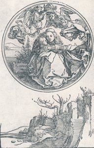 Dziewica ukoronowana przez dwa Anioły, ok. 1515 1906. autorstwa Albrecht Dürer