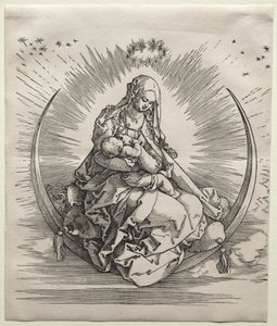 Dziewica na półksiężycu autorstwa Albrecht Dürer