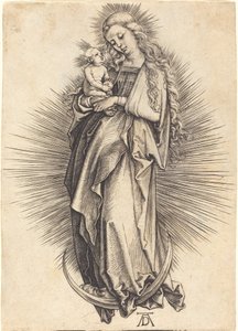 Dziewica na półksiężycu autorstwa Albrecht Dürer