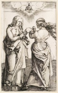 Matka Boska z Dzieciątkiem Jezus i świętą Anną autorstwa Albrecht Dürer