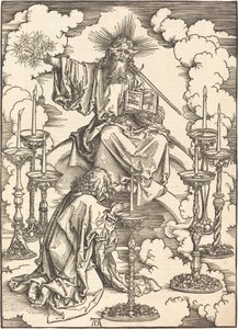 Wizja siedmiu świeczników autorstwa Albrecht Dürer