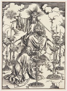 Wizja siedmiu świeczników autorstwa Albrecht Dürer