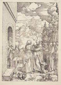Nawiedzenie Matki Boskiej autorstwa Albrecht Dürer