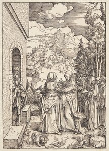 Nawiedzenie Matki Boskiej autorstwa Albrecht Dürer