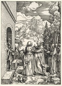 Nawiedzenie Matki Boskiej autorstwa Albrecht Dürer
