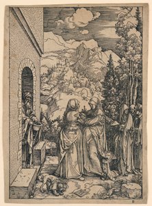 Nawiedzenie, z „Życia Dziewicy” autorstwa Albrecht Dürer