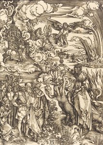 Nierządnica Babilonu, 1498. autorstwa Albrecht Dürer