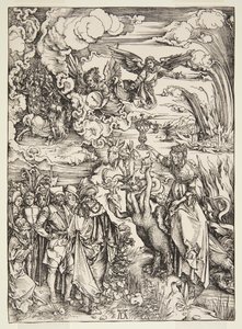 Nierządnica Babilonu, z Apokalipsy autorstwa Albrecht Dürer