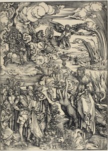Nierządnica Babilonu, z Apokalipsy autorstwa Albrecht Dürer