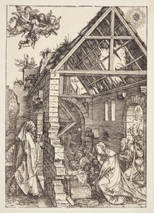 Adoracja pasterzy autorstwa Albrecht Dürer