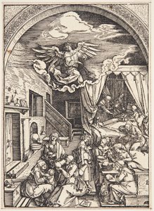 Narodziny Dziewicy autorstwa Albrecht Dürer