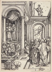 Prezentacja Matki Boskiej w świątyni autorstwa Albrecht Dürer