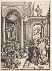 Prezentacja Matki Boskiej w świątyni autorstwa Albrecht Dürer