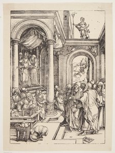 Prezentacja Matki Boskiej w świątyni autorstwa Albrecht Dürer