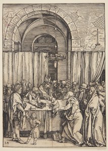 Odrzucenie ofiary Joachima autorstwa Albrecht Dürer