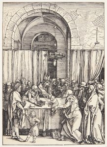 Odrzucenie ofiary Joachima autorstwa Albrecht Dürer