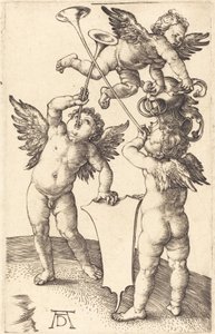 Trzech geniuszy autorstwa Albrecht Dürer