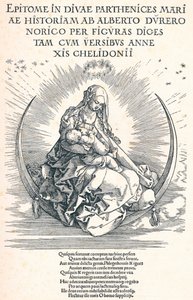 Strona tytułowa Życia Dziewicy, 1511 1906 autorstwa Albrecht Dürer