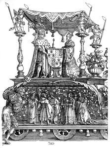 Triumfalny powrót Maksymiliana I, 1515, 1936 autorstwa Albrecht Dürer